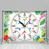 Aperturee - Floral Plant Its 5 Oclock Somewhere Party Backdrop
